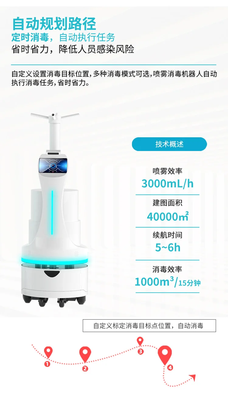 雾化消毒机器人 product detail